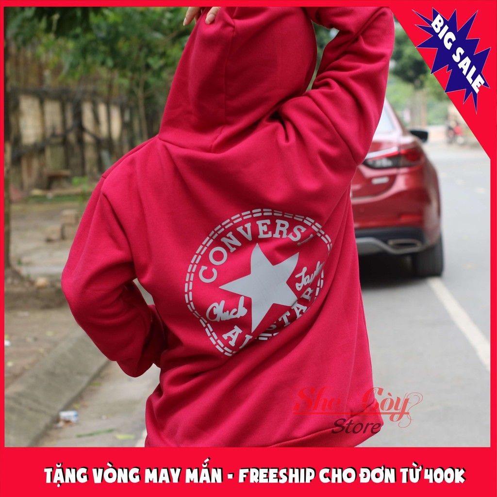 Áo Hoodie Nam Nữ Hình Phản Quang Chất Nỉ Dày Dặn Hình CV