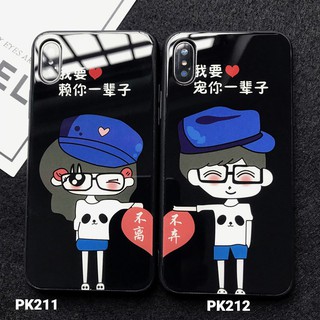 [Tặng CƯỜNG LỰC] ỐP LƯNG KÍNH IN HÌNH cặp nam nữ - iPhone 6/6S - 6 Plus/ 6S Plus - 7/ 8 - 7 Plus/ 8 Plus - X/ XS/ XS Max