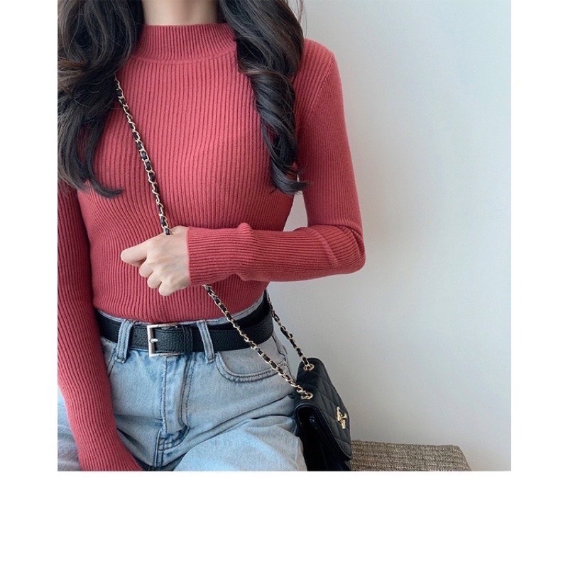 Áo len tăm cổ 3 phân quảng châu | BigBuy360 - bigbuy360.vn