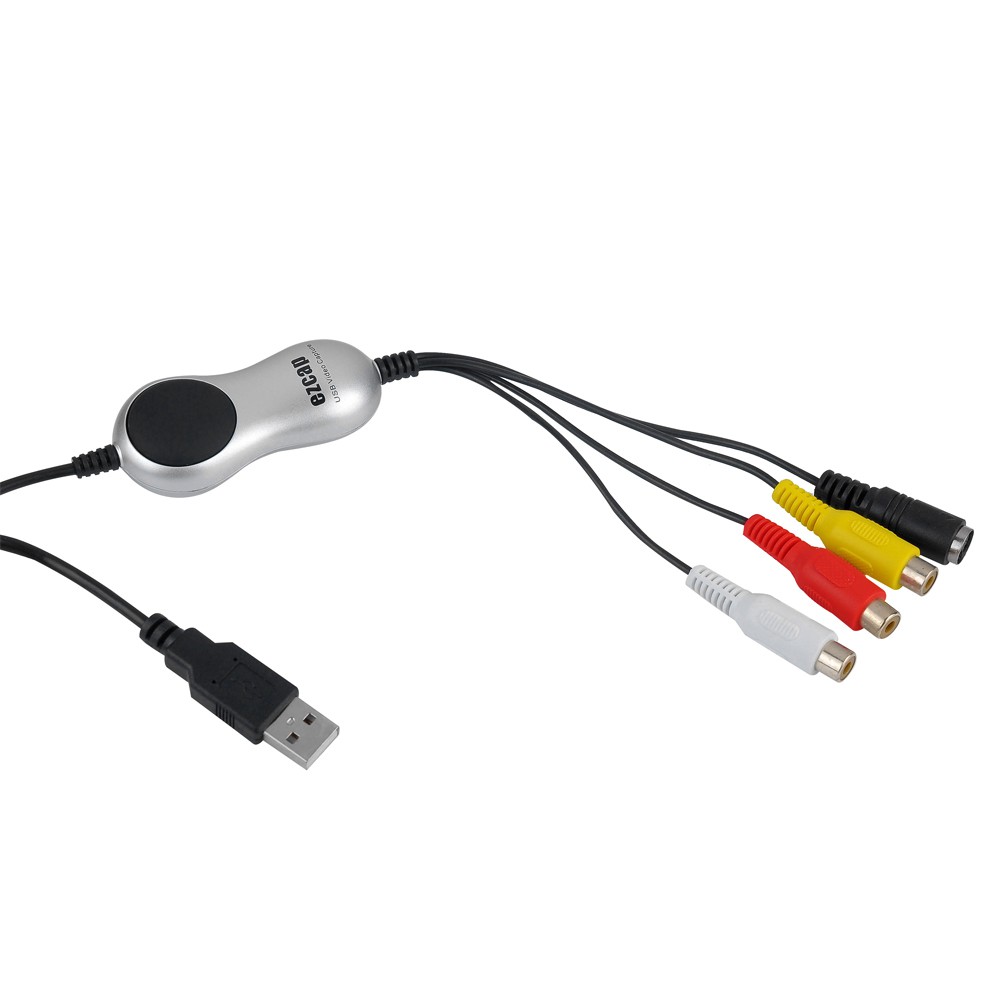 Ĩ ezcap170 USB 2.0 Video Capture HD Video Converter Recorder Convert Analog Video Audio to Digital Format for Windows 7