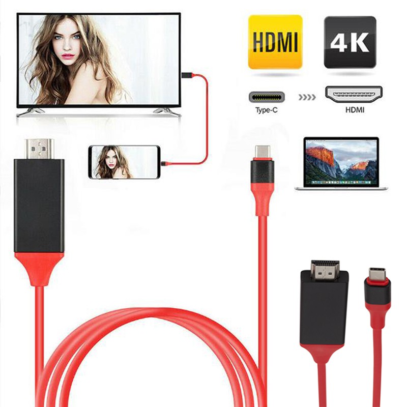 Cáp Chuyển Đổi Usb-C Type C Sang Hdmi Av Tv 3.1 4k Hd Video Glory