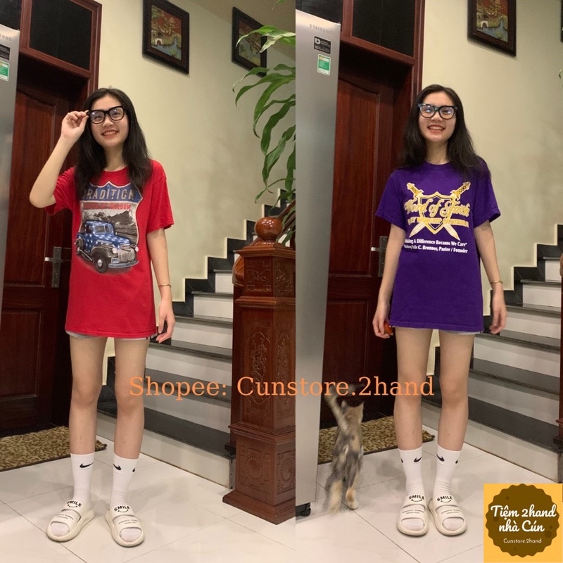 Áo thun mỹ 2hand bigsize Loại 1 Mới 96-99% Phông mỹ 2hand unisex oversize nam nữ form rộng vintage- Cunstore.2hand