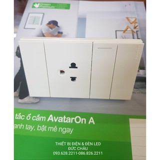 Ổ đơn 3 chấu - avataron-A- schneider