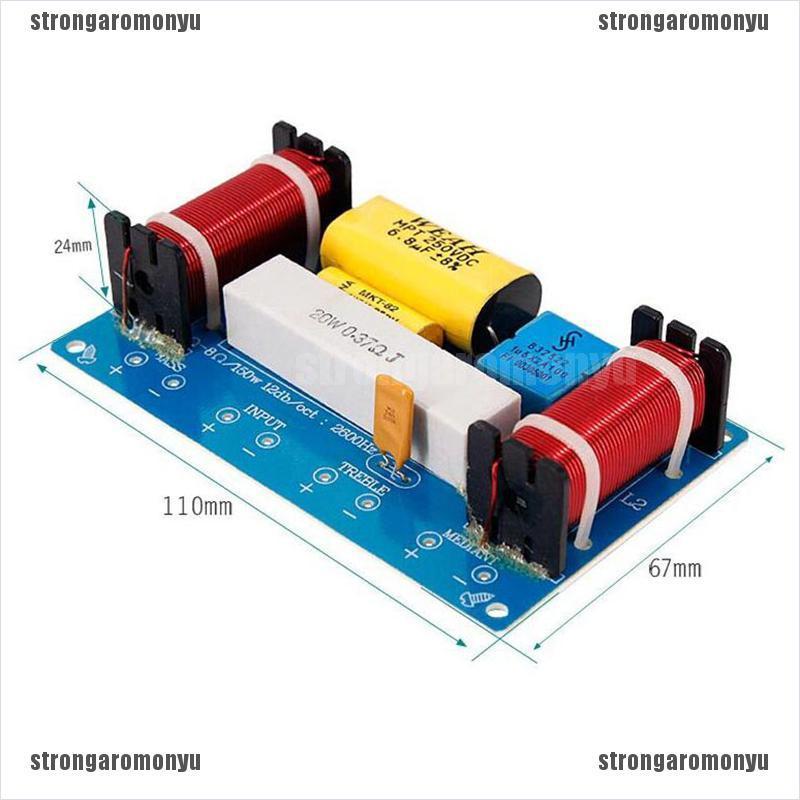 Bộ chia tần số âm thanh hifi lọc chéo 3 chiều 120W 3 đơn vị 4-8Ω dành cho loa