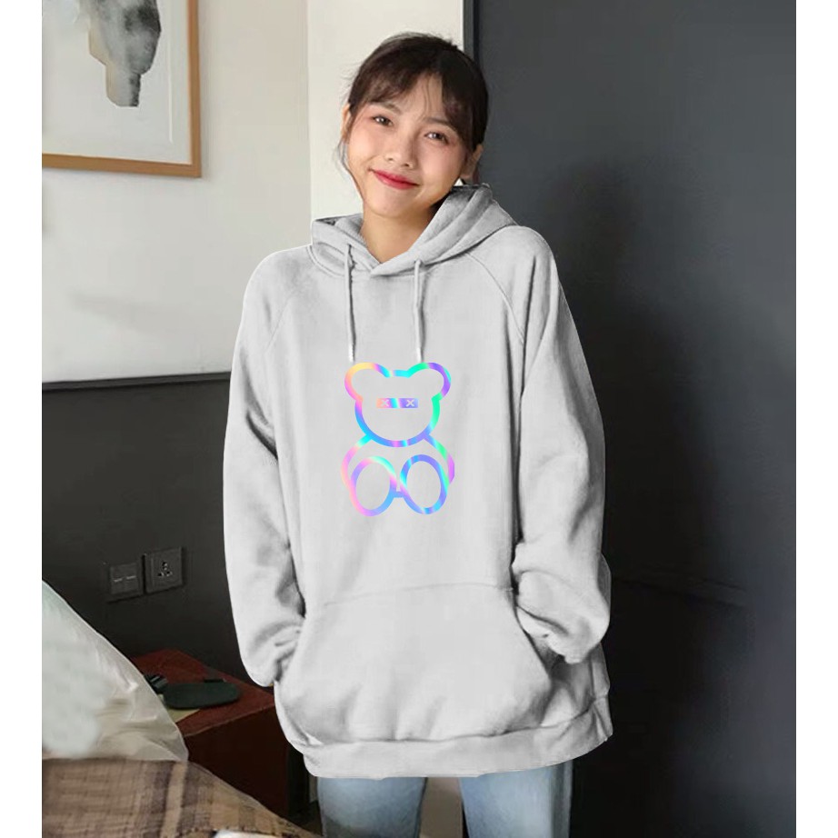 [MPVC] Áo khoác hoodie phản quang Gấu Teddy KN26 [ FREESHIP ] | BigBuy360 - bigbuy360.vn