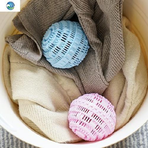 [RẺ VÔ ĐỊCH]  Set 2 Quả Bóng Giặt Đồ Máy Giặt Sinh Học Wonder Laundry Ball tiện lợi cho gia đình