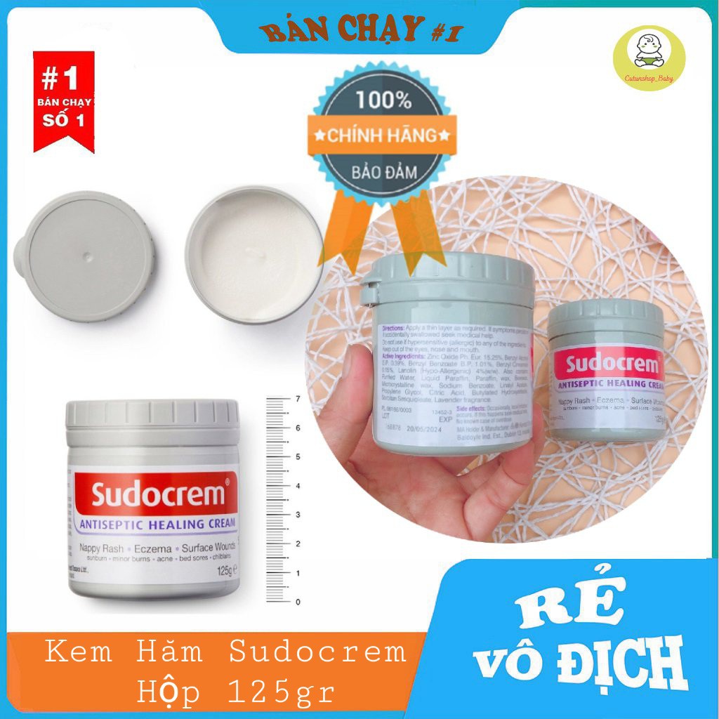 Kem hăm sudo cream hộp 60gr và 125gr