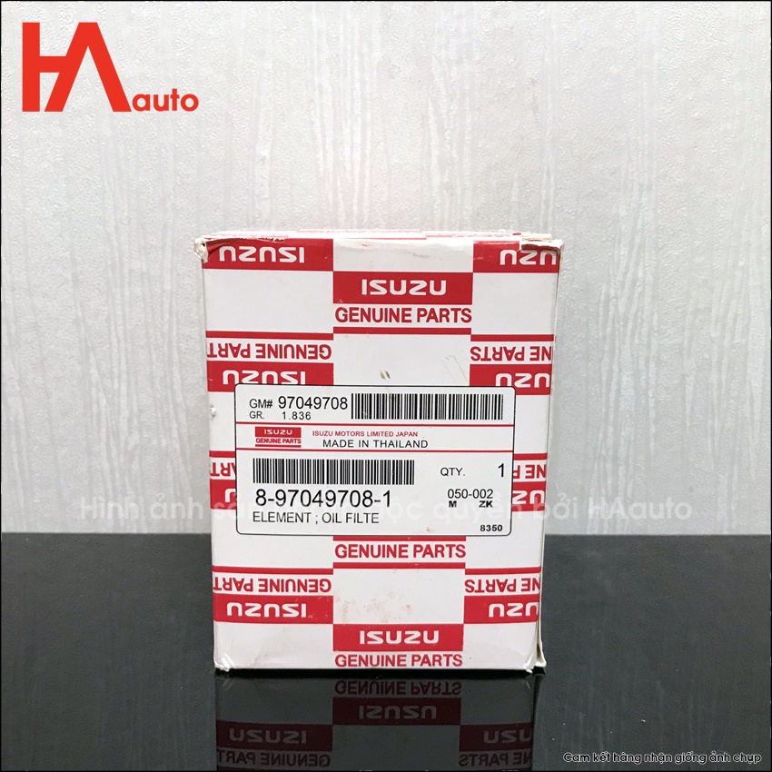 Lọc dầu nhớt Isuzu Hilander / EFL / EFL 150 / EFL 250 / Truck. Mã phụ tùng 8-97049708-1