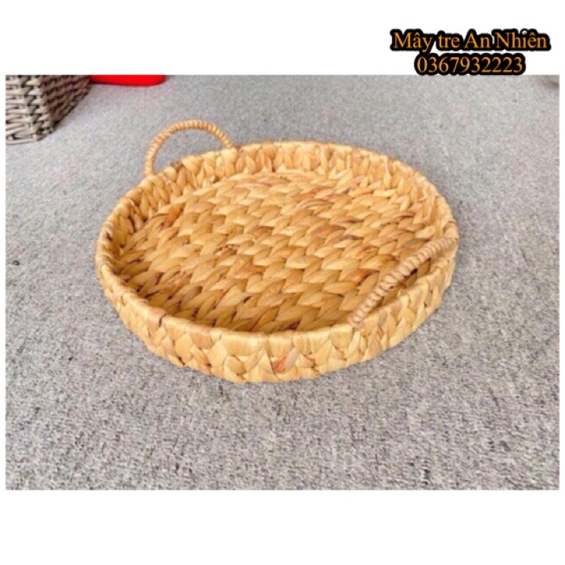 Khay lục bình đựng trái cây - trà bánh