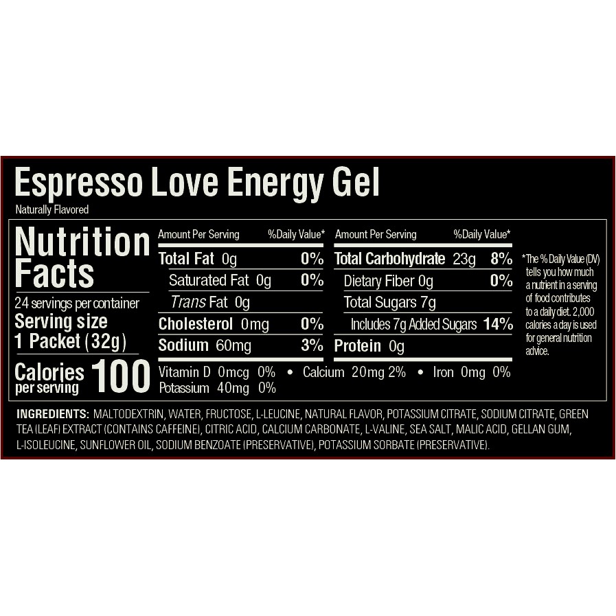 [CHÍNH HÃNG] GEL NĂNG LƯỢNG GU ENERGY VỊ CAFE ESPRESSO - COMBO 5 GÓI