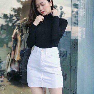 Áo cổ lọ len gân cực xinh