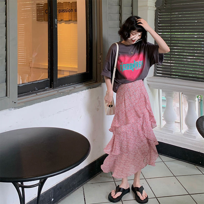 Chân Váy Midi Chữ A Họa Tiết Hoa Nhiều Màu Cho Nữ | BigBuy360 - bigbuy360.vn