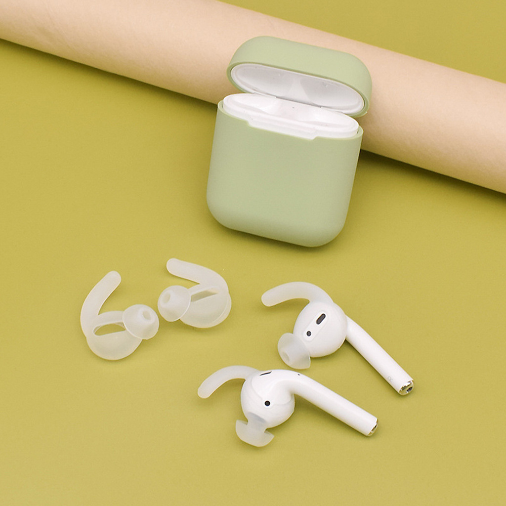 Set 2 miếng silicone bọc thích hợp cho tai nghe Airpods 1 / 2