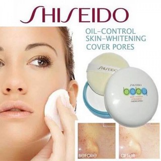 PHẤN PHỦ KIỀM DẦU SHISEIDO Baby Powder 50g (Hộp Xanh Nắp Trắng) - SHOP DIỆU HUYỀN