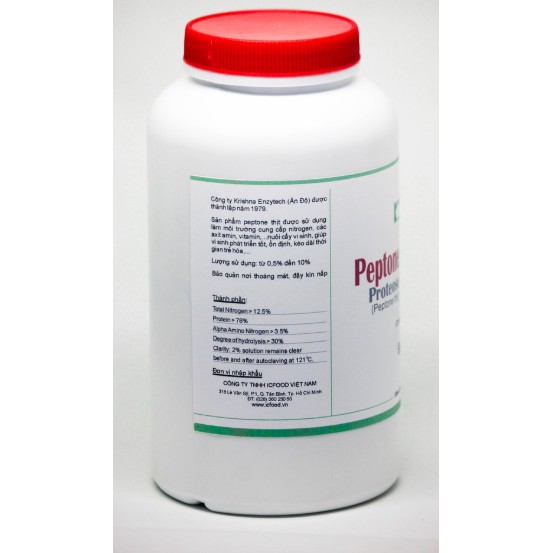 Peptone Proteose Ấn Độ 450g/chai ( Peptone thịt )