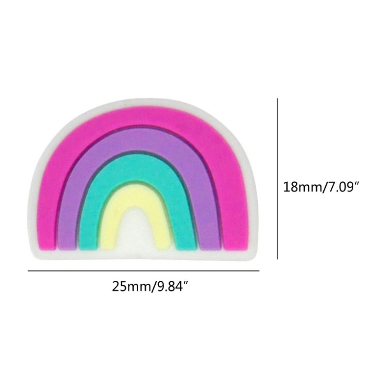 Núm Ti Giả Bằng Silicone Thân Thiện Với Môi Trường Hình Cầu Vồng Cho Trẻ Sơ Sinh