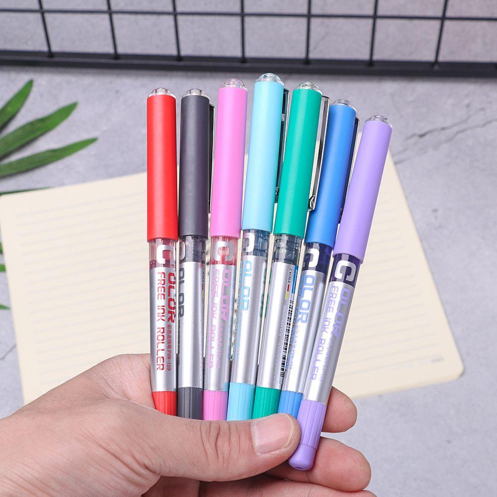 LEILY High Quality Ballpoint Pen Colorful Fine Nib Gel Pen New School Office Stationery Student Supplies Painting Tools Big Ink Capacity/Multicolor