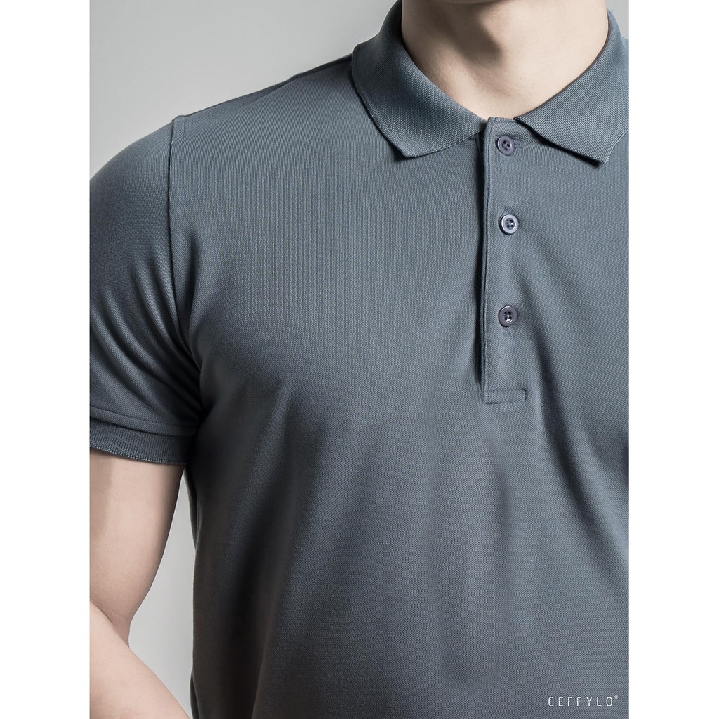 [FREESHIP] Polo nam trơn basic thời trang cao cấp CEFFYLO vải cotton mềm mịn | BigBuy360 - bigbuy360.vn