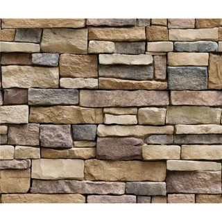 Giấy dán tường gạch đá nhiều mẫu – khổ rộng 0.45 keo sẵn bóc dán