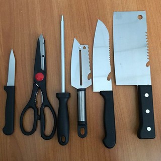 [SIÊU BÉN] BỘ DAO THÉP 6 MÓN MADE IN THÁI LAN