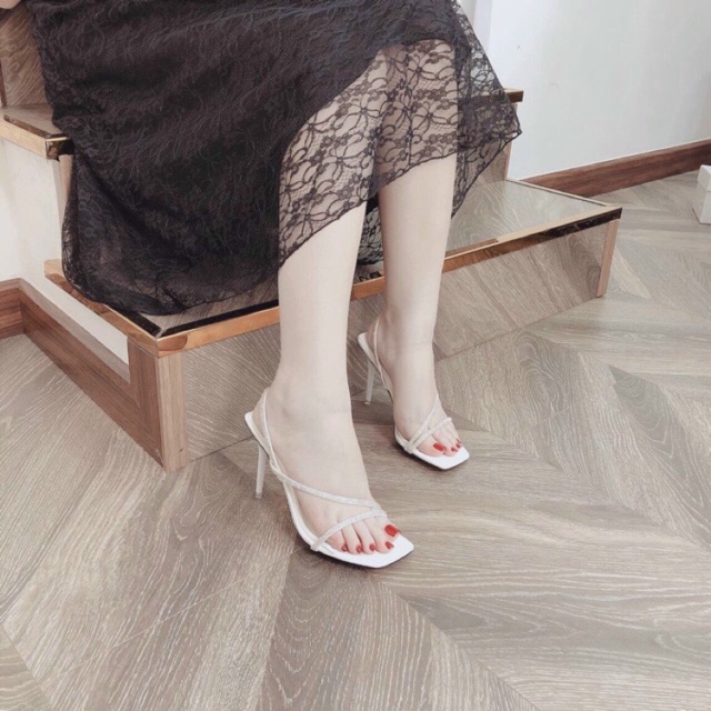 giày cao gót thời trang/free ship từ 150k/Giày cao gót đính đá cao cấp