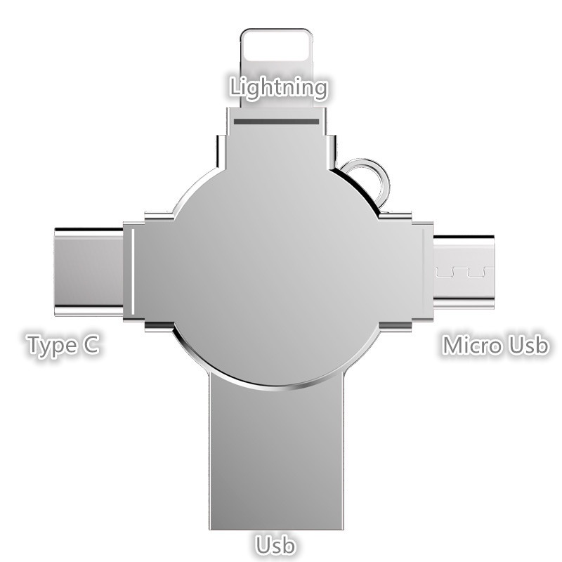 Usb OTG 4 Trong 1 1TB Type C Cho ĐiệN ThoạI / MáY TíNh BảNg