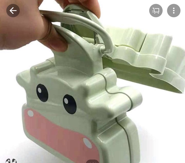 Dụng cụ gắp phân cho chó mèo hình bò sữa