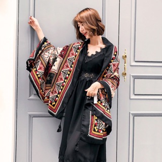 Khăn choàng hoạ tiết thổ cẩm S31803