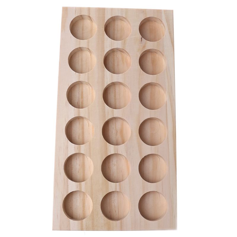 Khay Gỗ Thông Tự Nhiên Trưng Bày Tinh Dầu