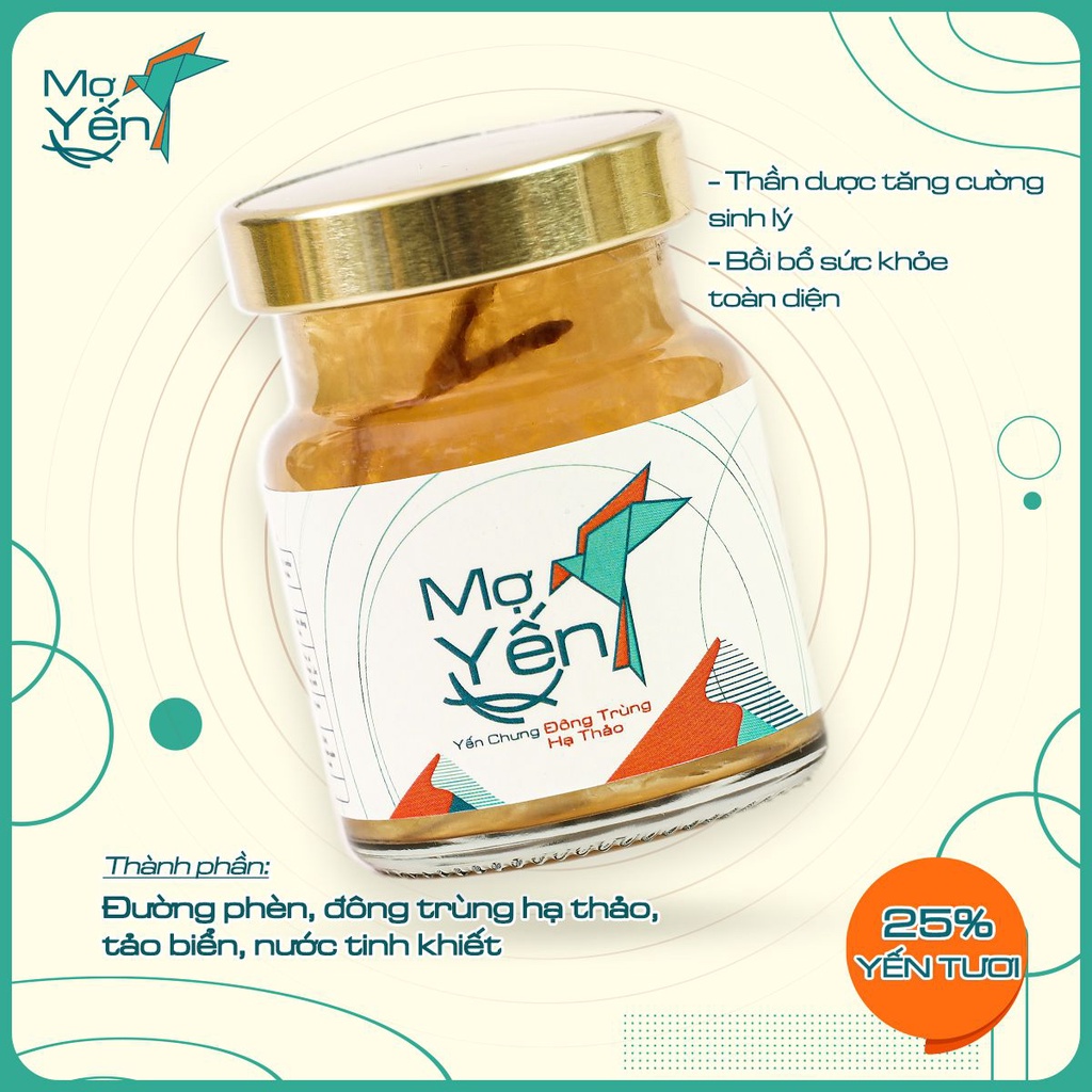 Combo 50 hũ Mix Đủ Vị MỢ YẾN Combo C, tăng cường sức khỏe, kích thích tiêu hóa 25% Yến thật | BigBuy360 - bigbuy360.vn