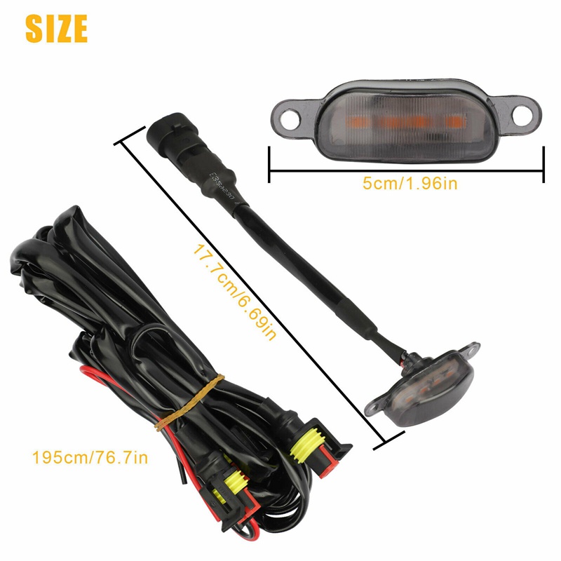 Set 3 Đèn LED Gắn Phía Trước Xe Hơi Ford F-150 Raptor