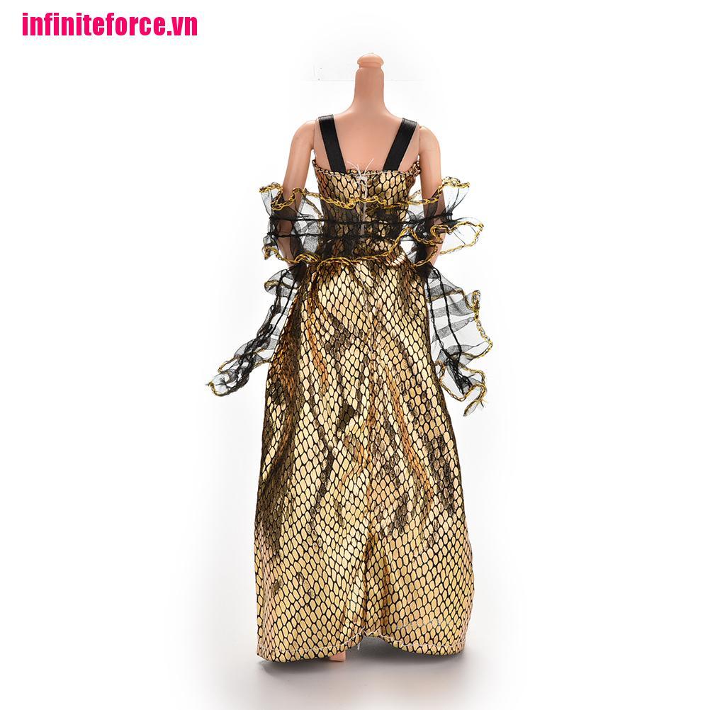 1 Đầm Múa Ba Lê Họa Tiết Da Cá Sấu Cho Búp Bê Barbie