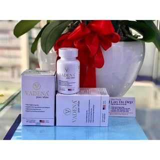 (HÀNG CHÍNH HÃNG Làn Da Đẹp) - VADENA PURE WHITE - Viên uống chống nắng sáng da