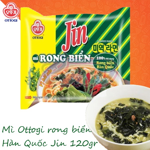 Mì Ottogi rong biển Hàn Quốc Jin -120gr