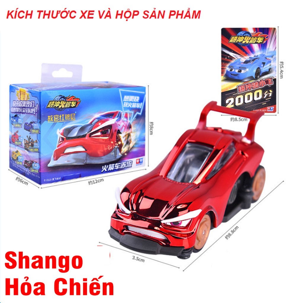 Tay đua siêu hạng mô hình Xe đua Shango Hỏa Chiến (không kèm bệ phóng) mã 222066 đồ chơi trẻ em