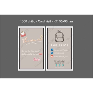 In Card Visit 1000 chiếc