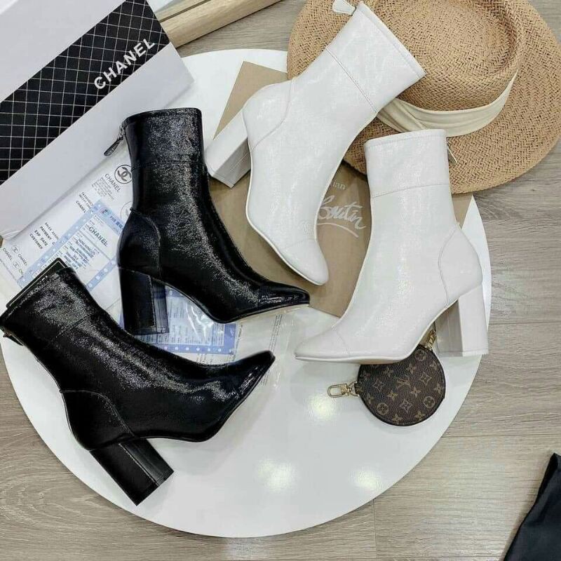 Siêu phẩm boot chảnel hot hit đen trắngg | BigBuy360 - bigbuy360.vn