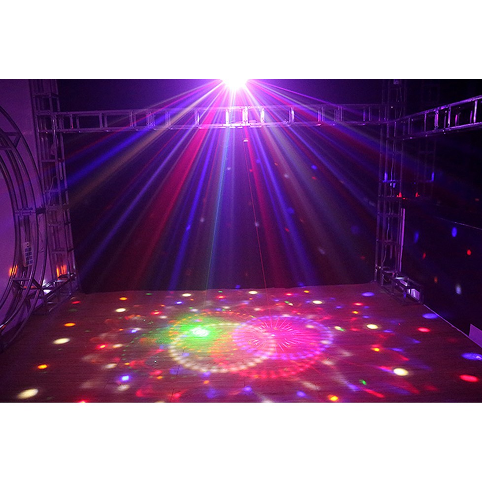 ĐÈN ĐĨA BAY LED + LASER -   CHUYÊN DÙNG TRONG PHÒNG TRÀ , HÁT VỚI NHAU , CLUB , PARTY .