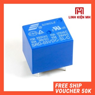 Relay 5v - 250VAC 10A SRD 5P