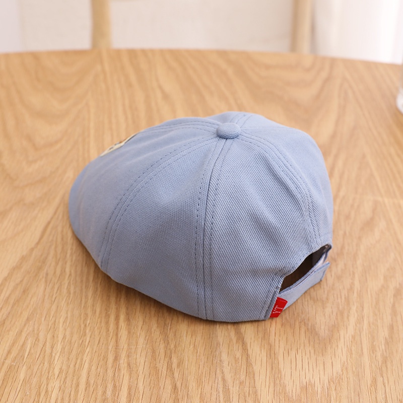 Mũ Beret Bằng Vải Họa Tiết Gấu Dễ Thương Bắt Mắt Sành Điệu