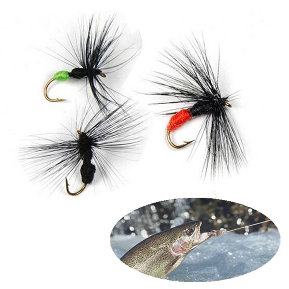 MUVAKO 10 Mồi câu cá giả  thiết kế ong/ kiến có lưỡi câu #10 chuyên dụng