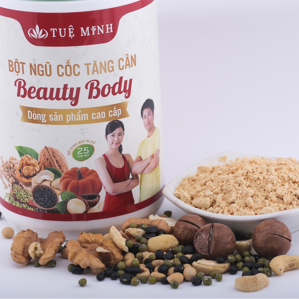 Ngũ cốc tăng cân Tuệ Minh Beauty Body, ngũ cốc tăng cân cho người gầy 500g