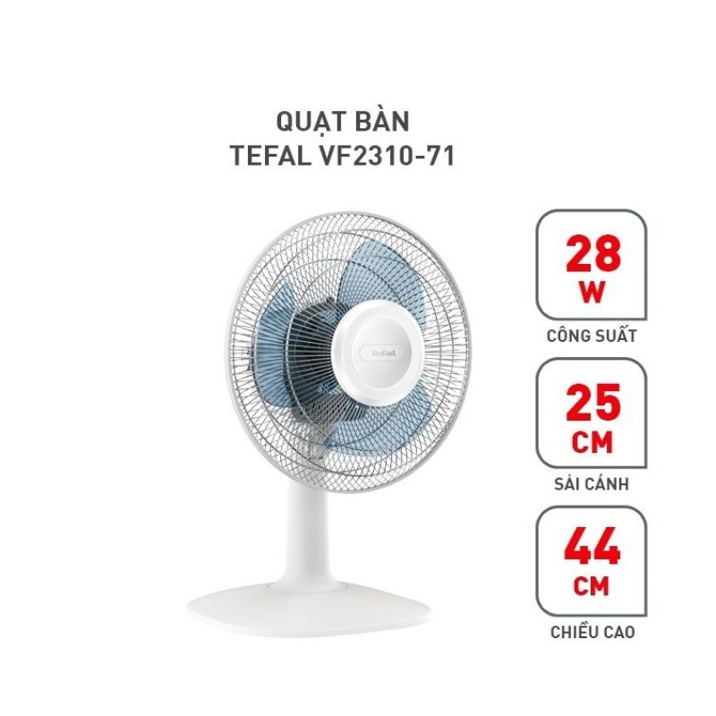 Quạt bàn Tefal VF2310-71 | 28W