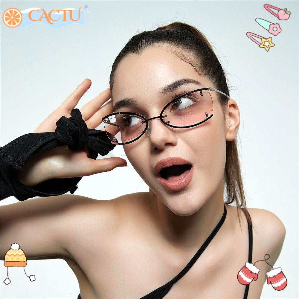 Kính Mát Không Gọng Phong Cách Thời Trang Punk 2000 '' Y2K