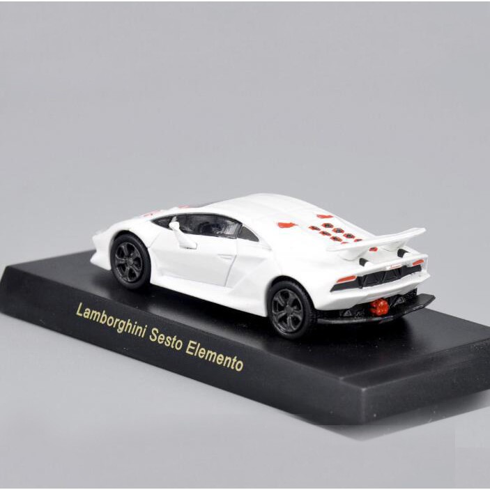 Mô hình xe hơi Lamborghini Sesto Elemento màu trắng độc đáo tỉ lệ 1:64