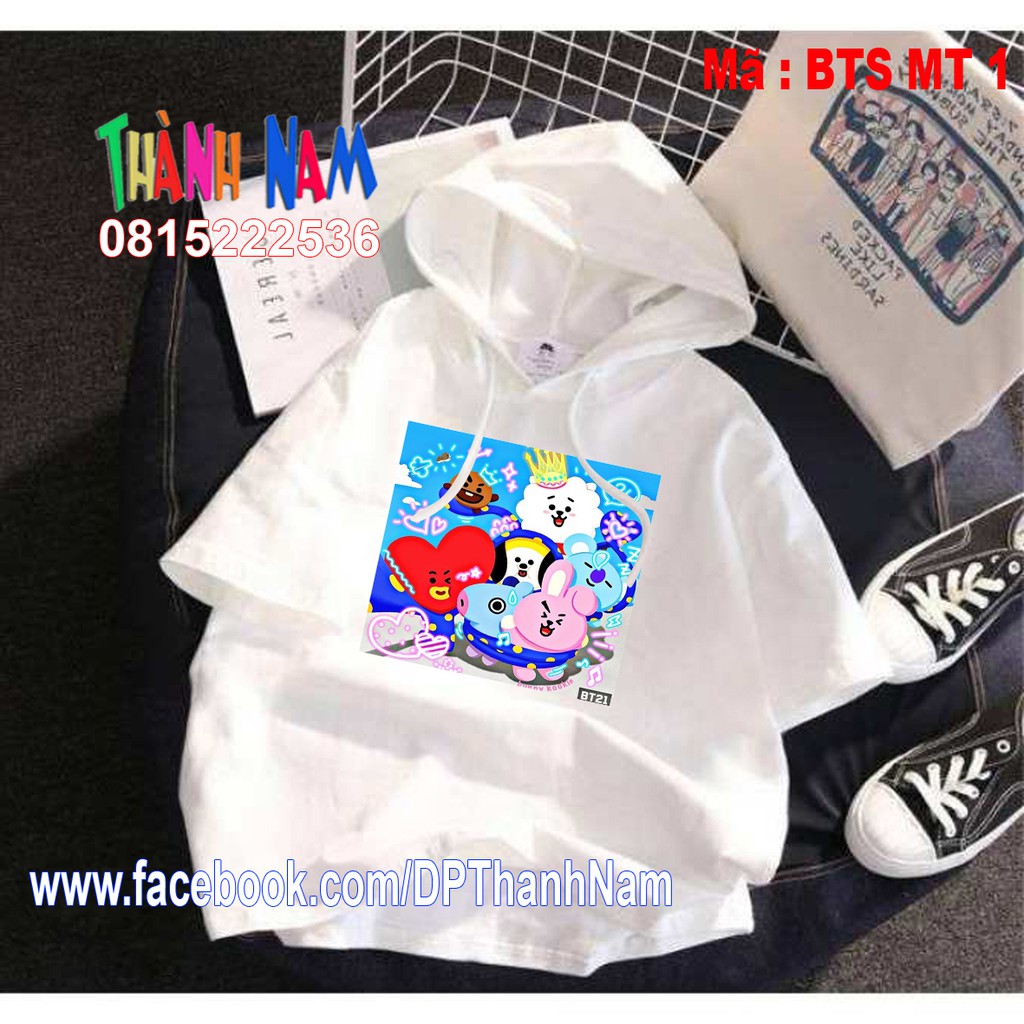 ao phông hoodie nhóm BTS