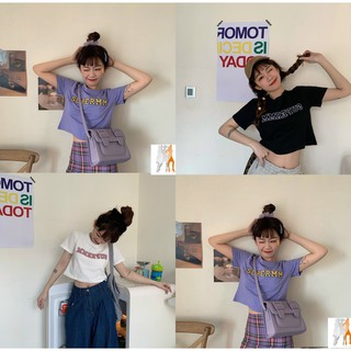 Áo thun croptop nữ | Áo croptop in chữ supermm - Trùm Chuyên Sỉ Thời Trang