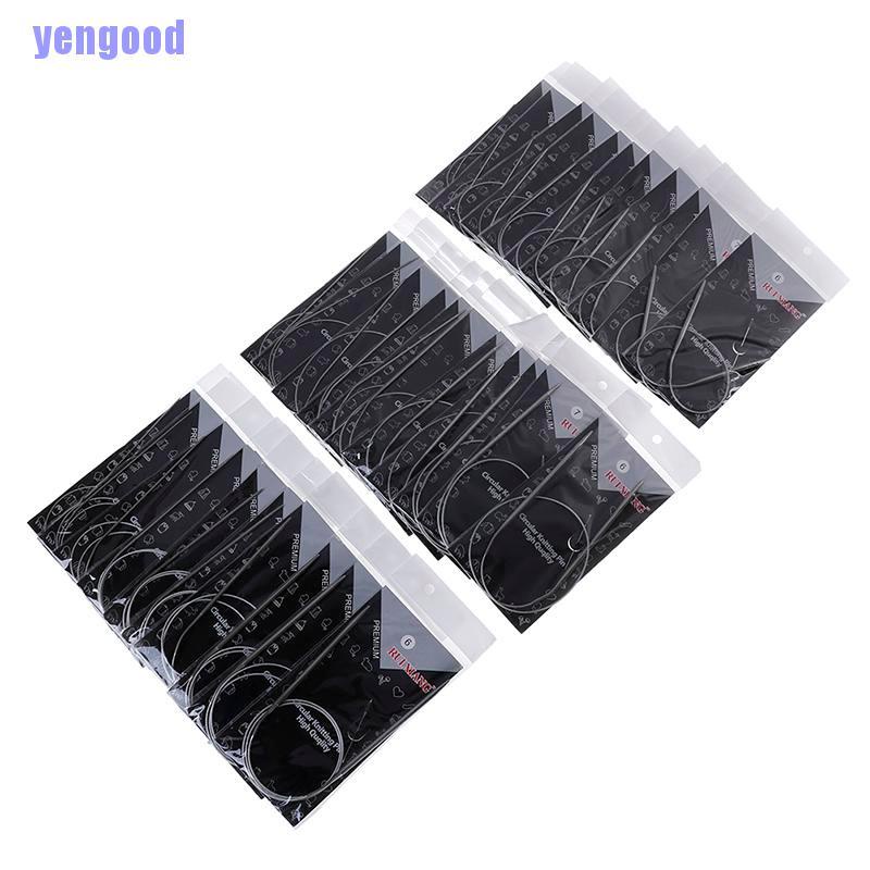 Bộ 11 Kim Đan Len Bằng Thép Không Gỉ Kích Thước 43 / 65 / 80Cm