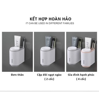 Kệ Để Bàn Chải Đánh Răng Ecoco 2 cốc