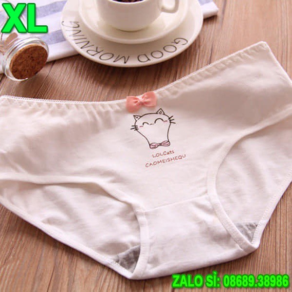 SỈ RẺ NHẤT_ Quần Lót 5 Kiểu Mèo Tim Siêu Đẹp SIZE TO XL